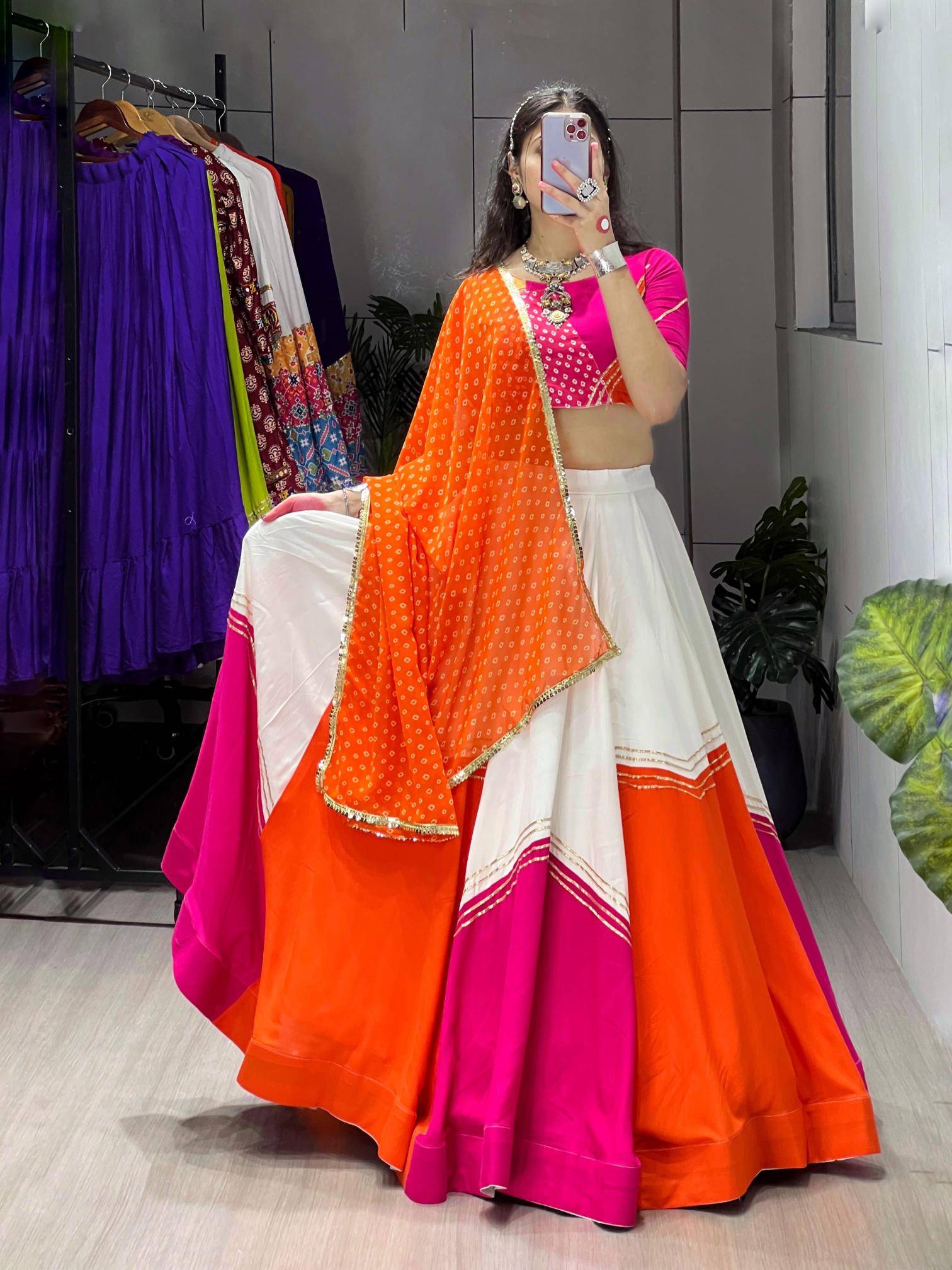 Gulaboo Rayon Cotton Online lehenga choli sellers in pune